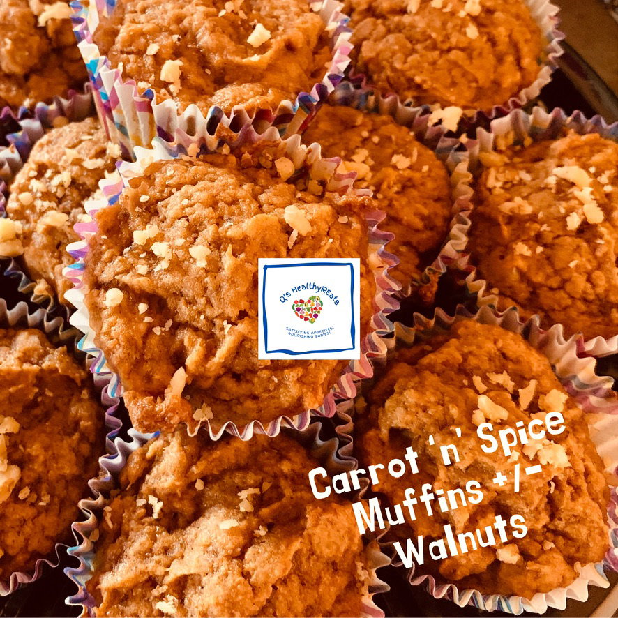 Carrot 'n' Spice Muffins with Walnuts - **GLUTEN-FREE)_0