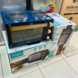 Pixel 26 litres electric mini oven with 2 hot plates 