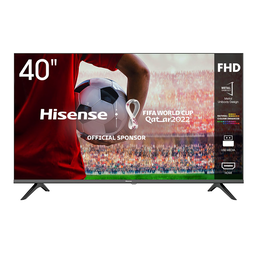 Hisense 40 inch digital frameless FHD TV, in-built free to air decoder