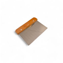 RASPADOR DE PLANCHA CON MANGO MADERA