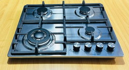 Hisense 60x60cm Built-in Gas Hob, 4 Burners, HHU60GAGR