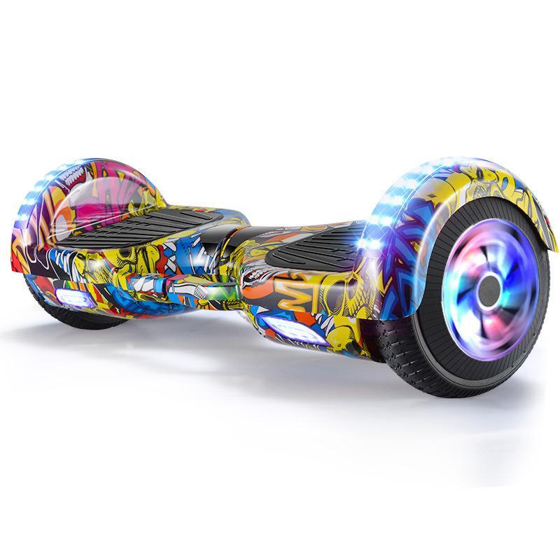 Hoverboard 8 inch multicolor scooter with Bluetooth speaker _0