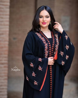 عباية كروشية ملحفة 