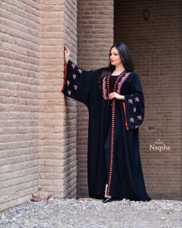 عباية كروشية ملحفة 