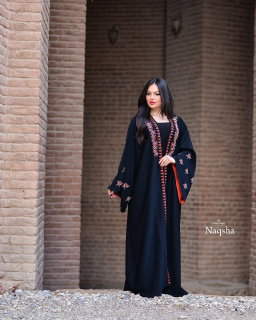 عباية كروشية ملحفة 
