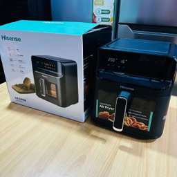 Hisense 6.7L Air Fryer H06AFBS2S3, Power 1350 W, With LED Display And Touch Control, Temperature Infinitely Adjustable without BPA and PFOA – Black