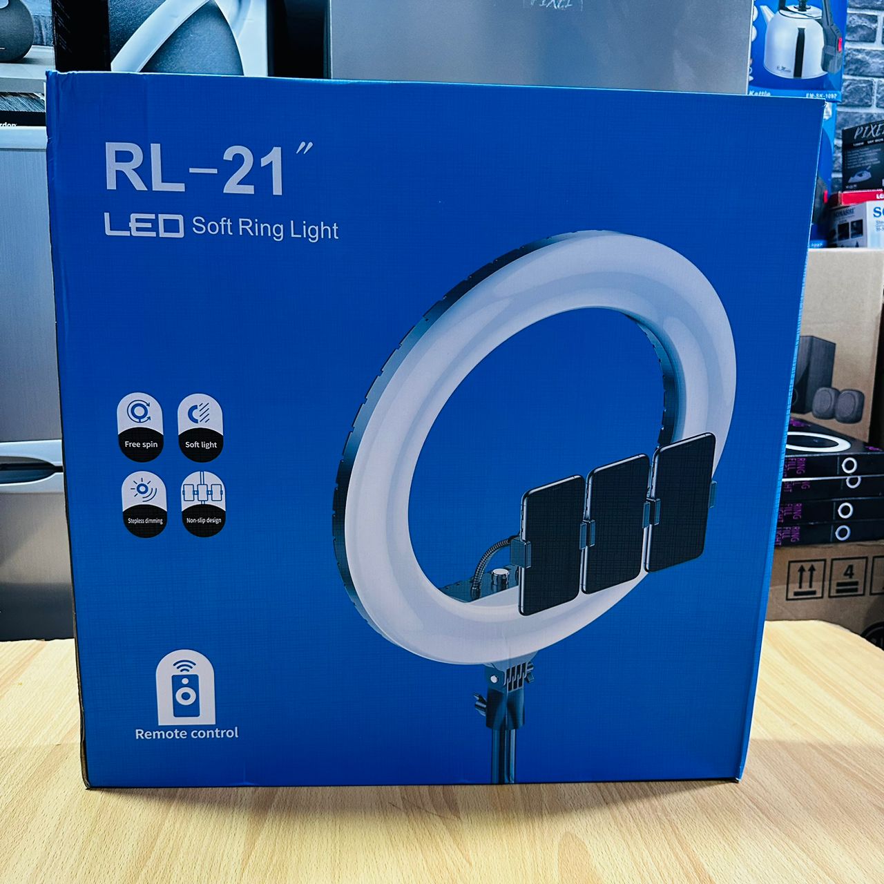 LED soft ring light RL - 21 inches with remote control_0