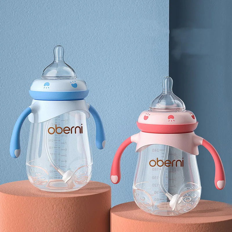 WideCaliber Anti-Colic Baby Bottle: The Ultimate Anti-Fall Solution!_0