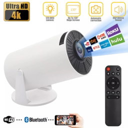 Ultra HD smart Mini Projector 130 inches 1080P Wifi Bluetooth Portable Home Theater