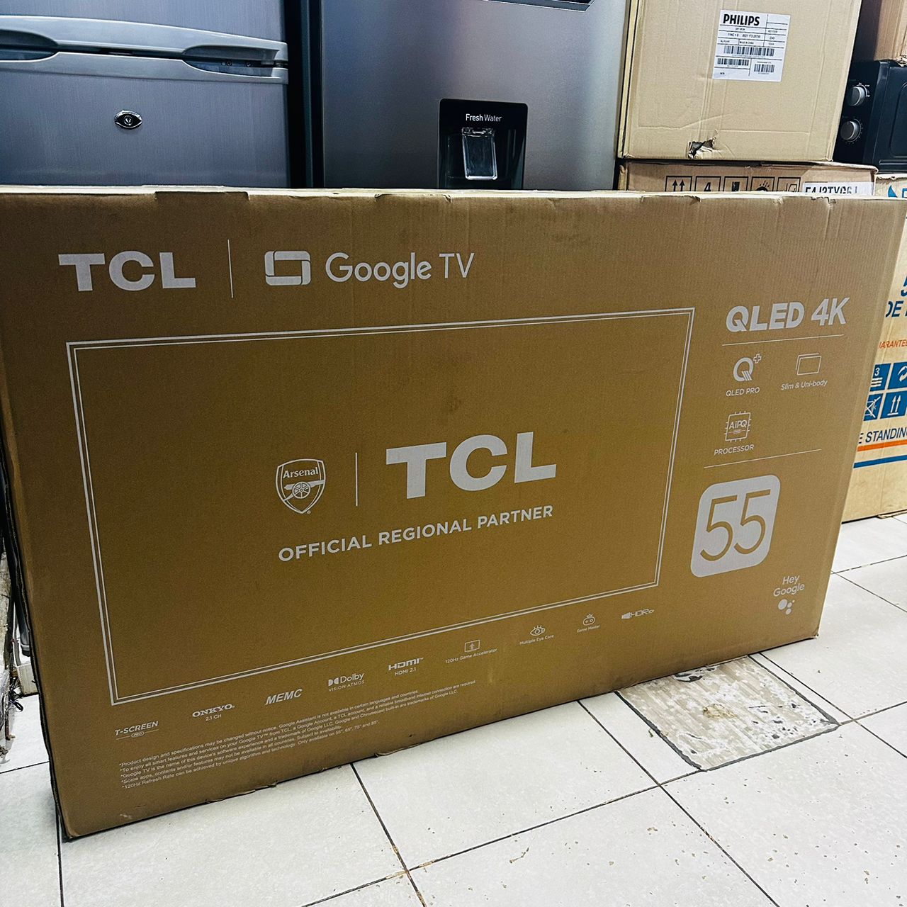 TCL 55” smart QLED 4K Google TV_0