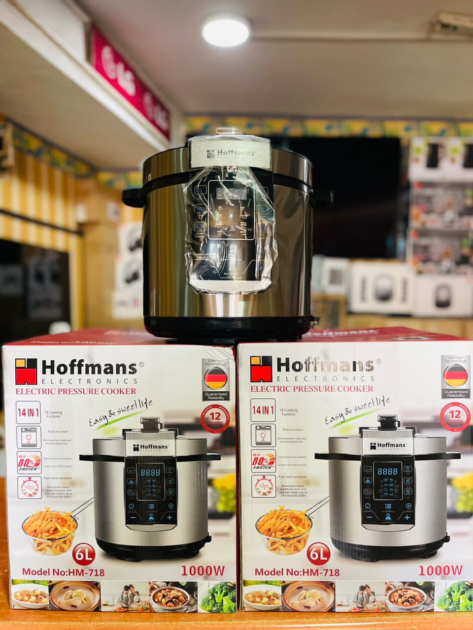 Hoffmans 6L Electric Pressure Cooker | HM-718