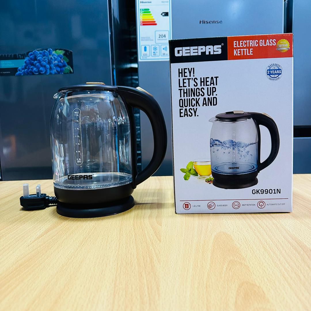 Geepas Electric Glass Kettle 1.8L | GK9901