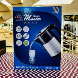 Electro Master 2.4L Electric Kettle – Silver