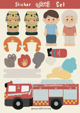 DREAM JOB STICKER- FIREMAN