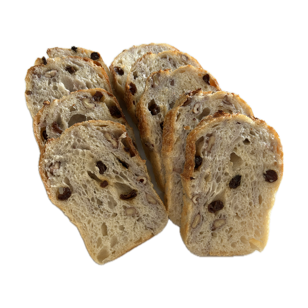 Walnut Raisin Sourdough Loaf