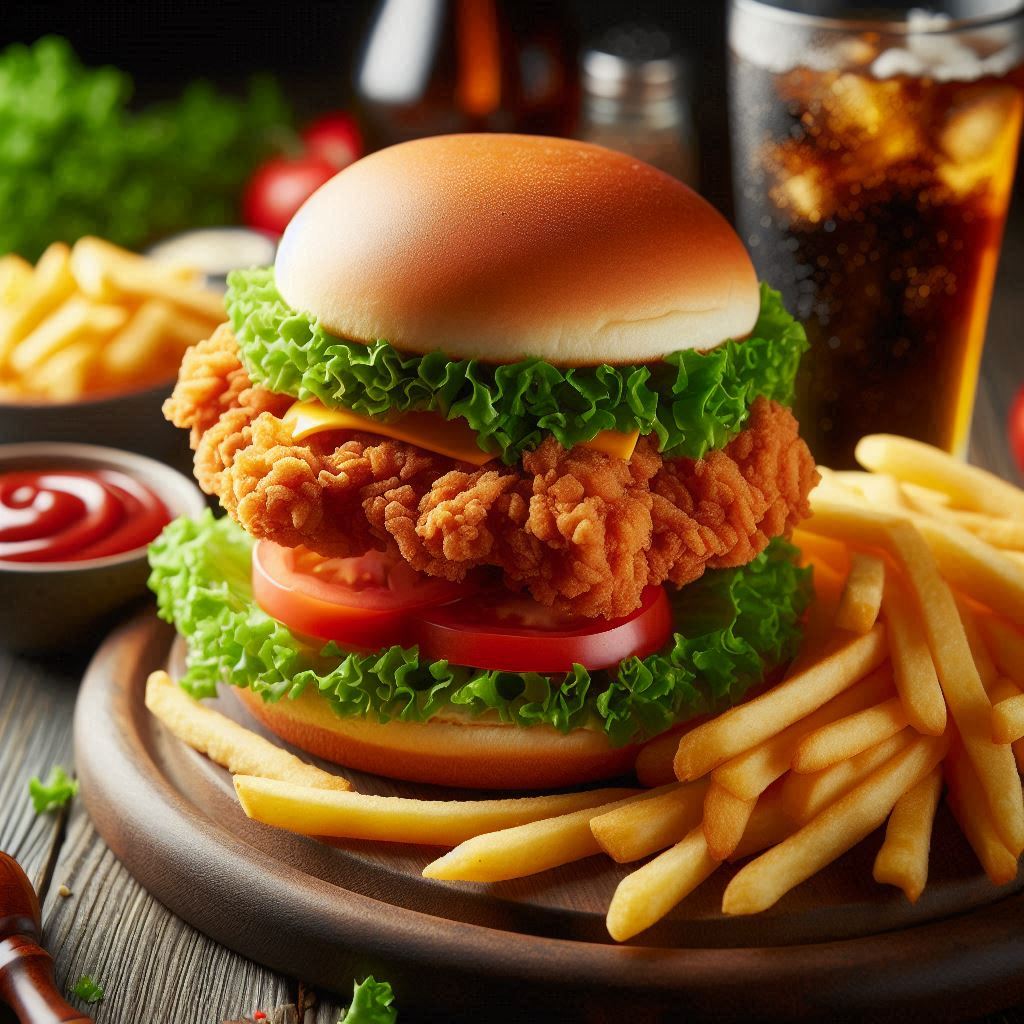 Burger Poulet Crispy