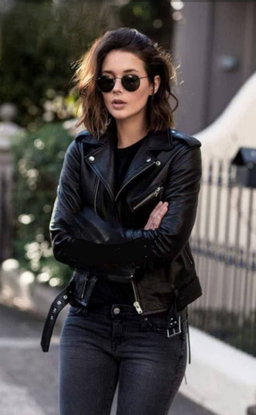 Leather jacket