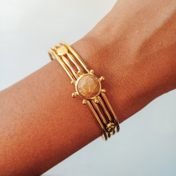 Brown Stone Bangle