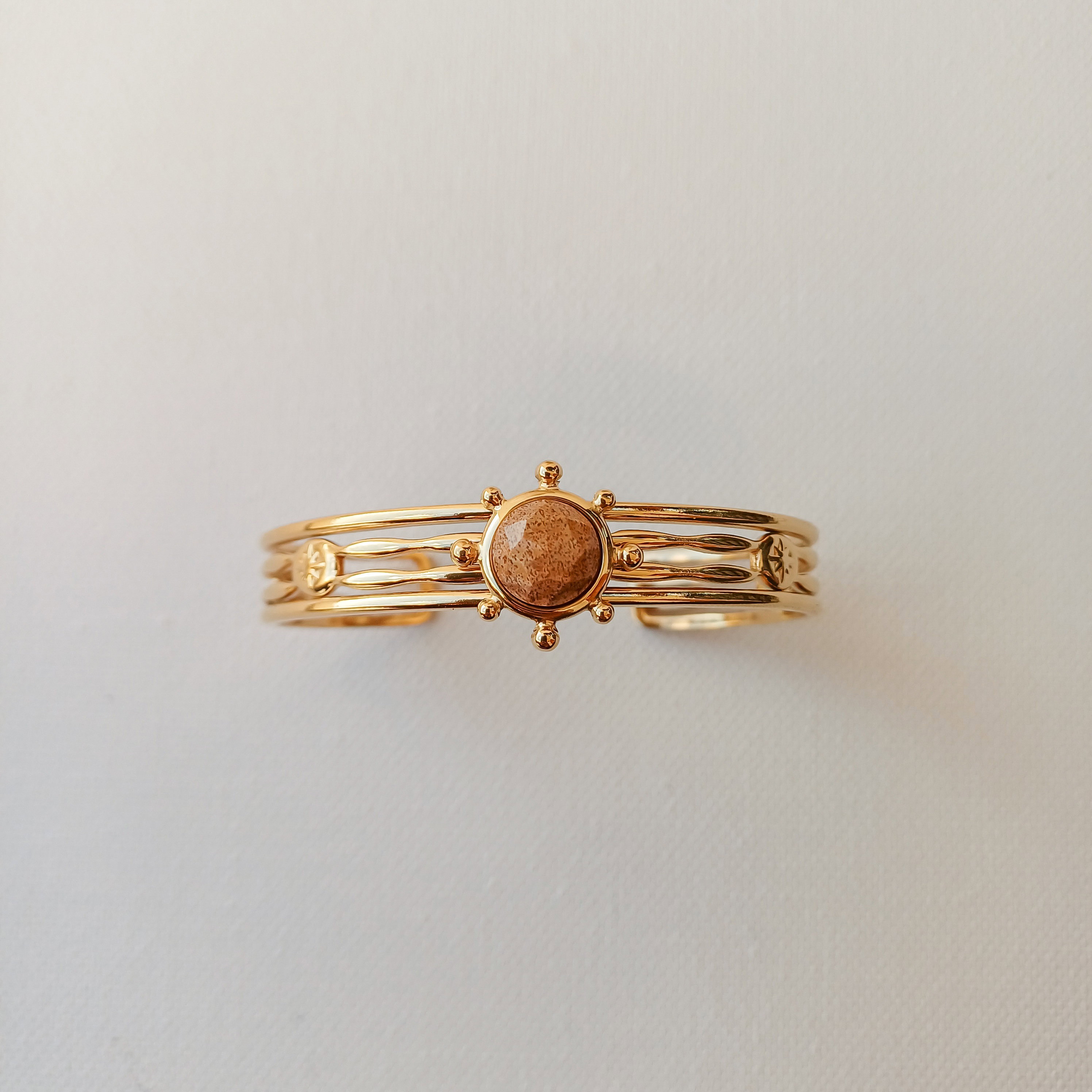 Brown Stone Bangle