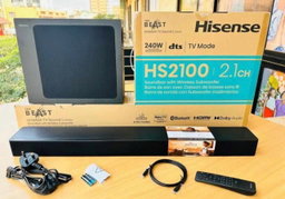 Hisense 2.1ch HS2100 wireless sound bar with wireless subwoofer "The Beast"