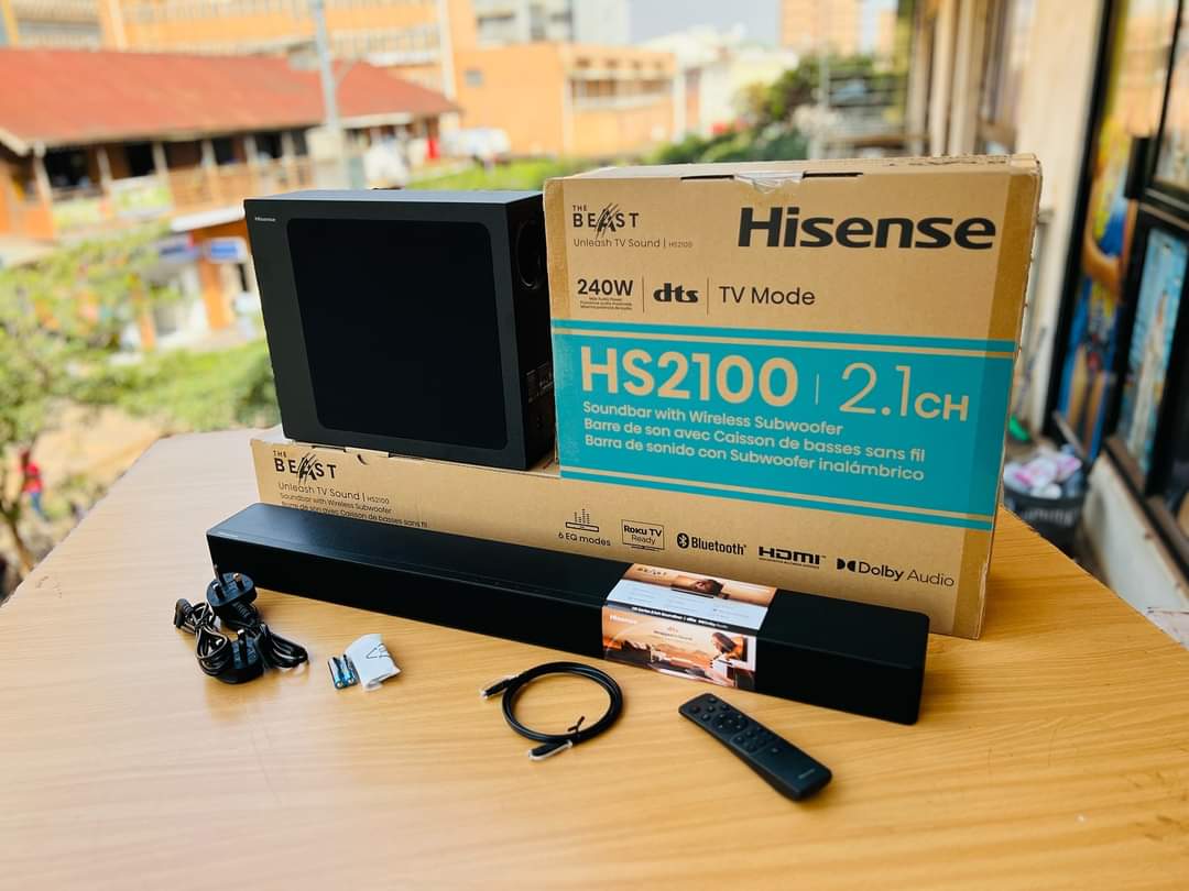Hisense 2.1ch HS2100 wireless sound bar with wireless subwoofer "The Beast"_0