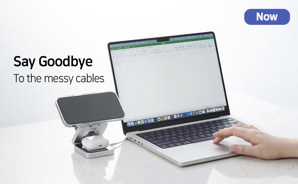 3 in 1 Charging Station for Apple, MagSafe Travel Foldable Wireless Charger for Multiple Devices_3