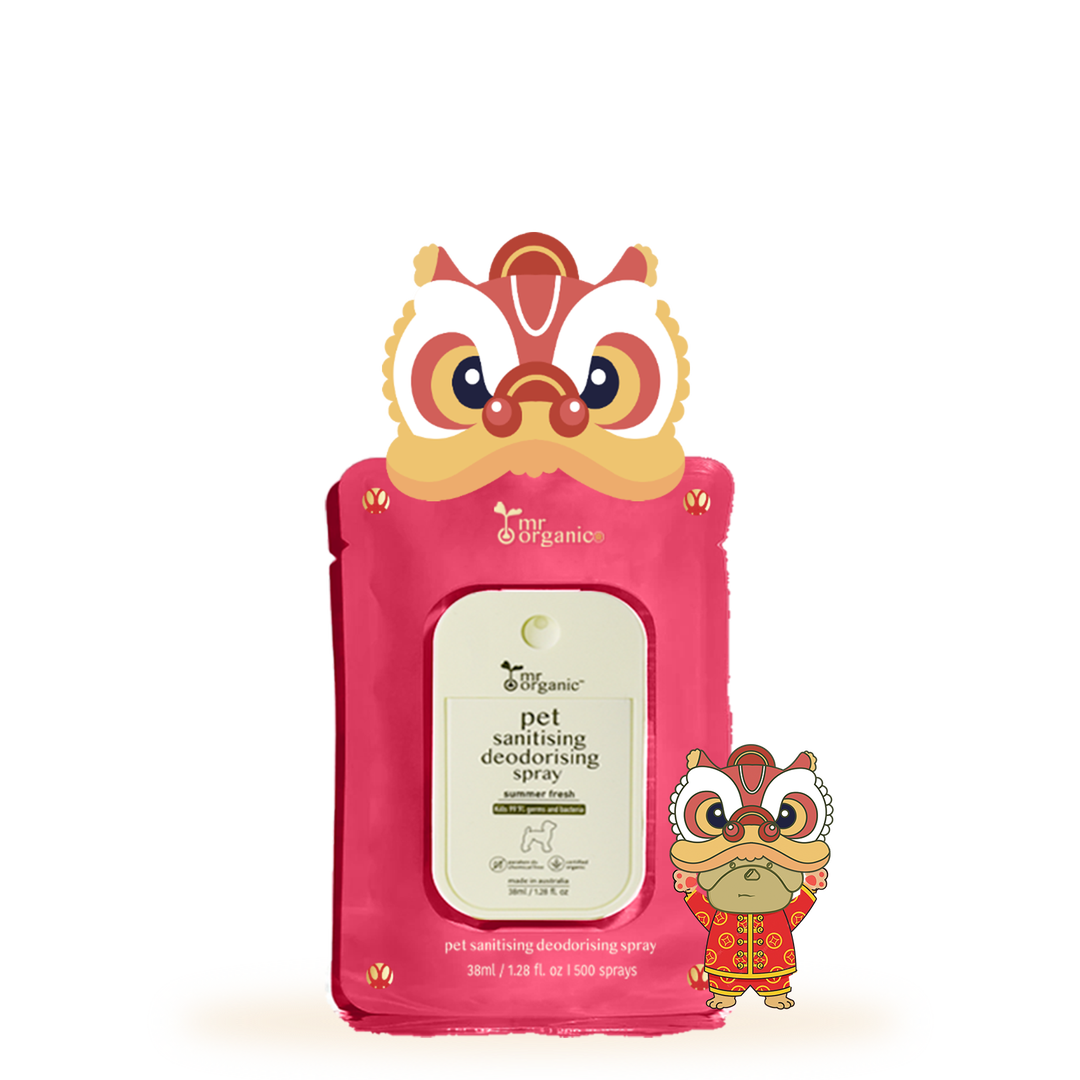 Pet Sanitising Deodorising Spray CNY - 38ml  x6