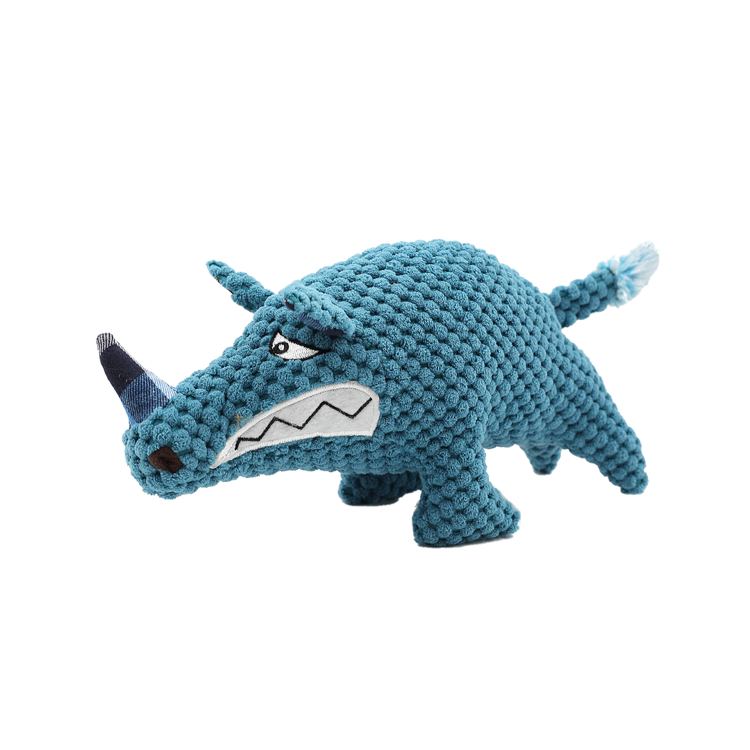 Angry Blue Pig Plush Pet Toy