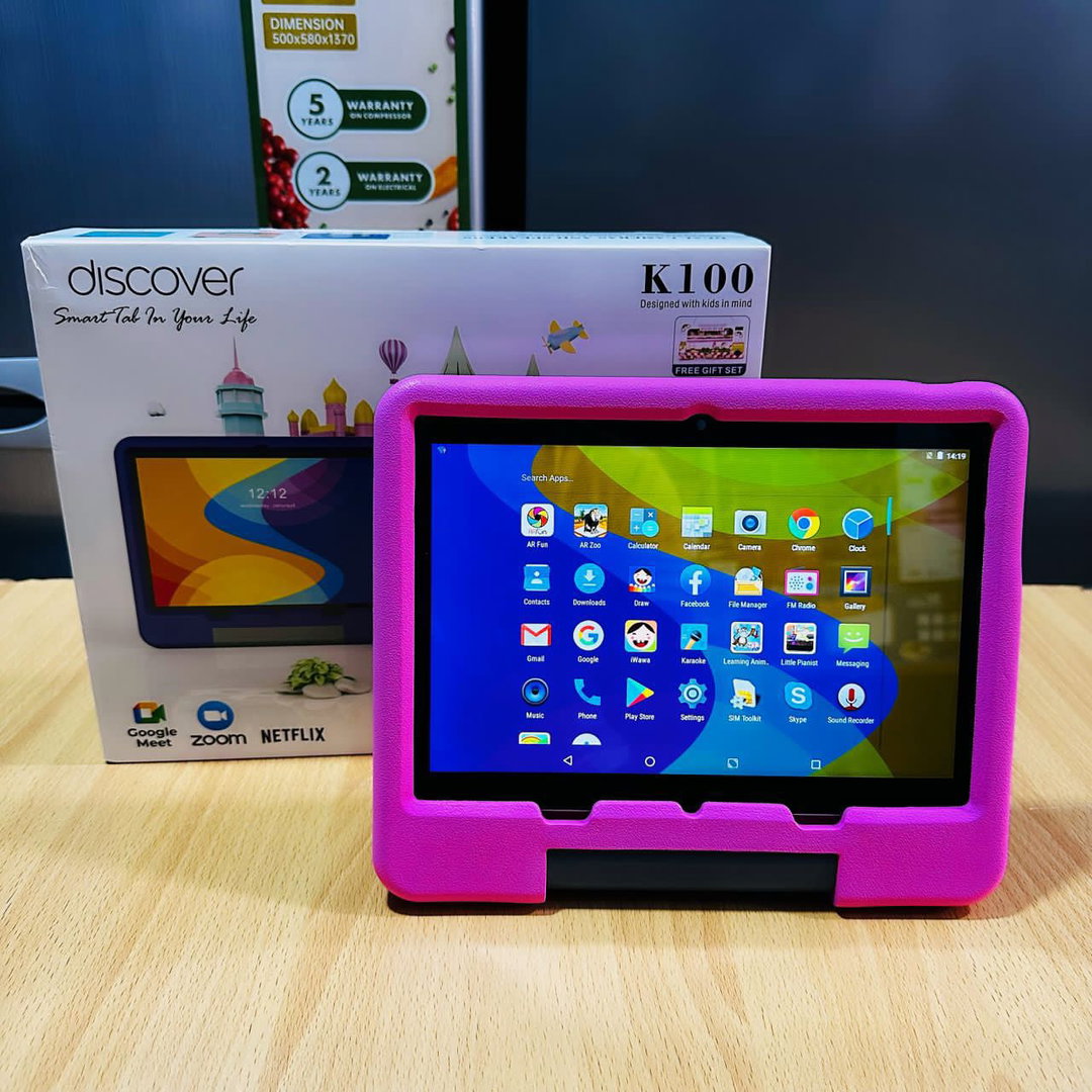Discover K100 kids learning tablet 256GB ROM, 6GB RAM, 10 inch, 5000 mAh battery