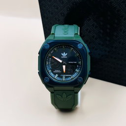 adidas Olive Resin Watch Green