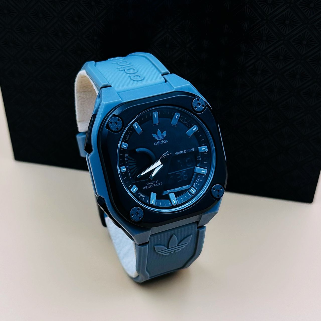 adidas Olive Resin Watch Gray