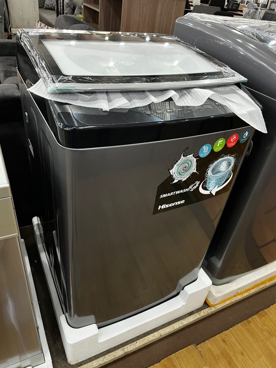 Hisense 11kg Top Load Washing Machine – WTCS1102T; Auto Power off, Bubble Clean, Tub Clean_0