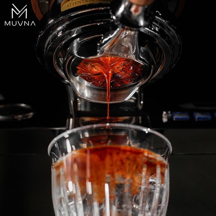 MUVNA - Lucifer Bottomless Portafilter Wood Grain 58mm_3