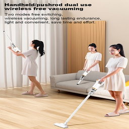 Handheld cordless vacuum cleaner USB rechargeable battery powered 