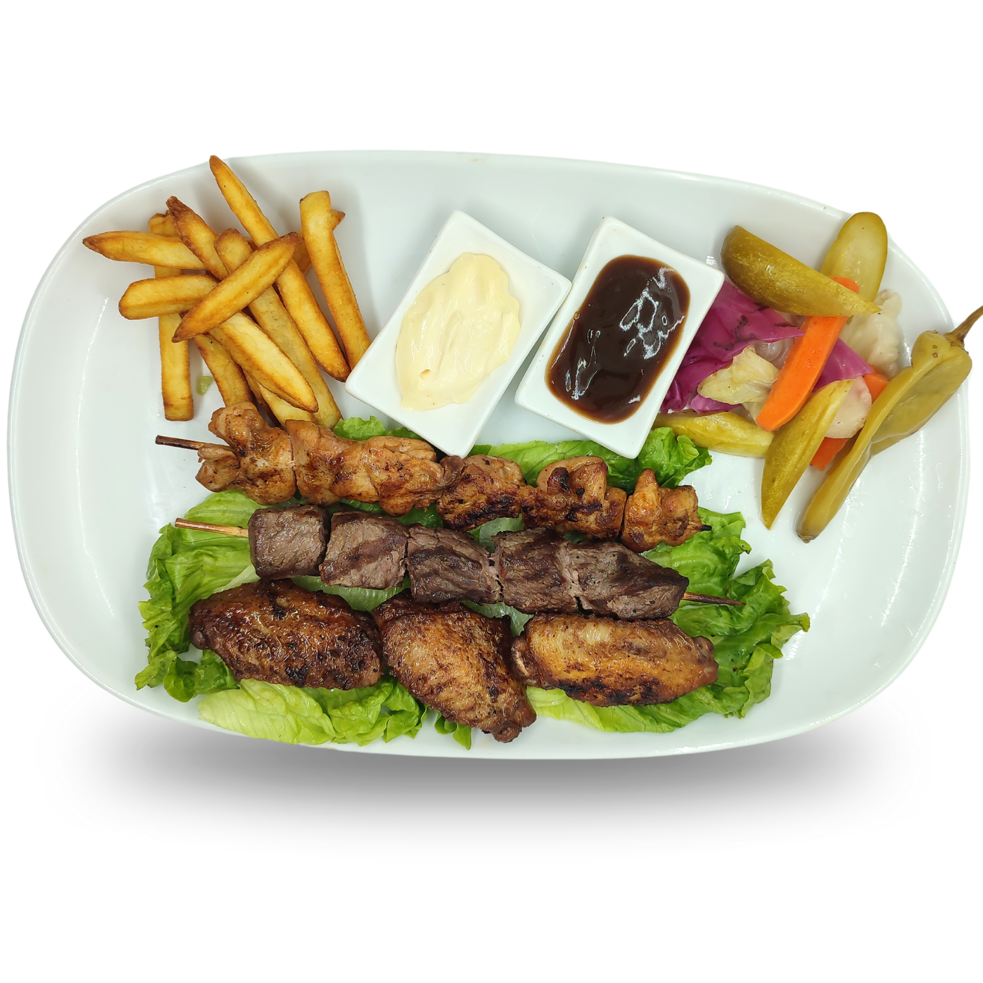 H4- 1 Beef Sis Kebab 1 Chicken Sis Kebap And 3 Wings_0