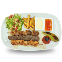 H1- 2 Chicken Sis Kebabs 1 Lule Kebab