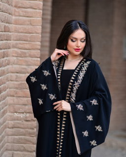 عباية كروشية ملحفة 
