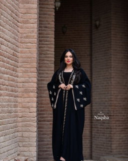 عباية كروشية ملحفة 