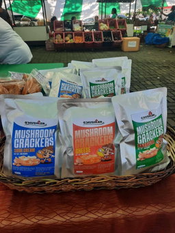 Mushroom Crackers 100g