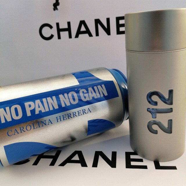 Carolina Herrera 212 Men NYC No Pain No Gain Edt 100ml Blue Tin Perfume