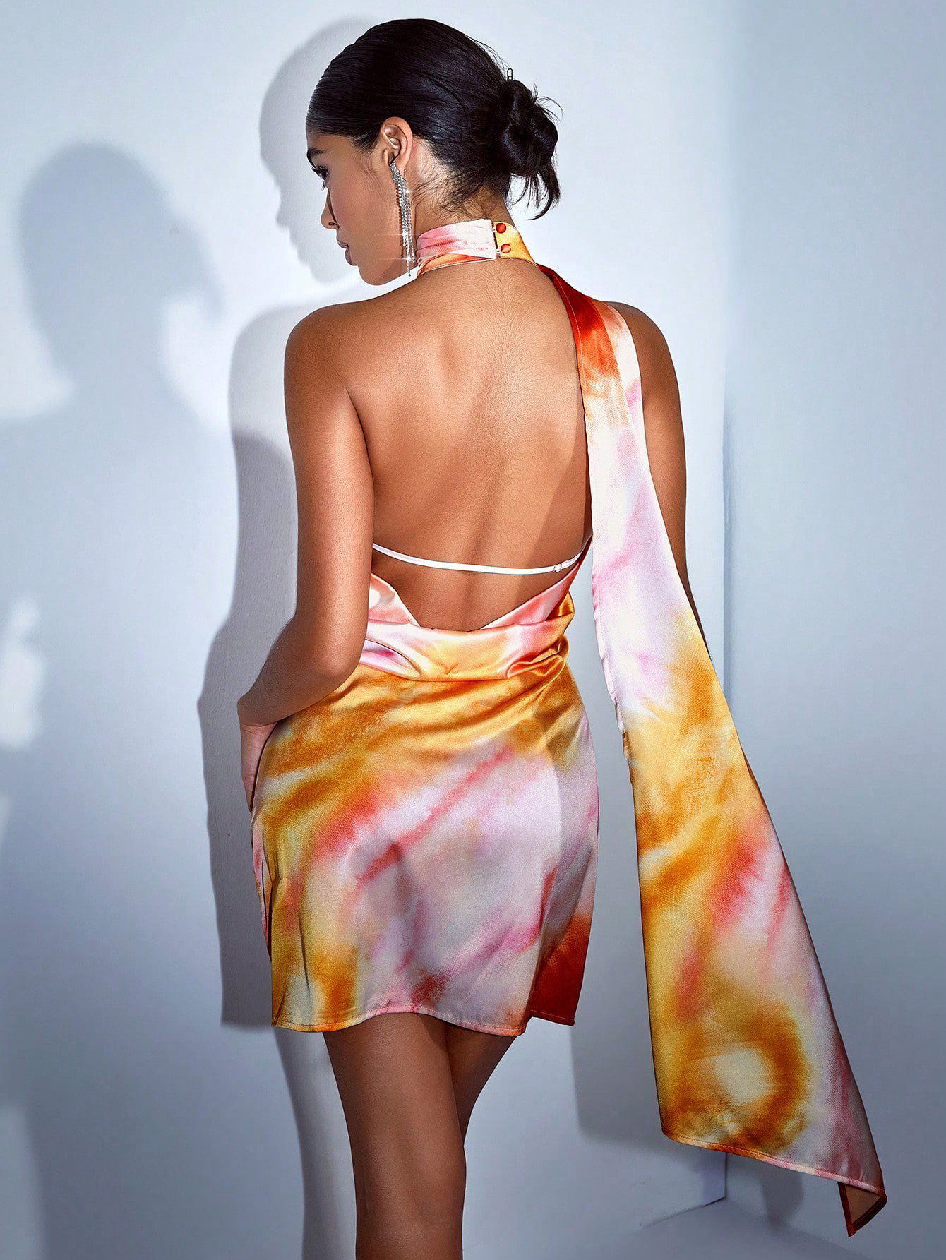 Tie-Dye Backless Dress_2