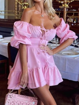 Off Shoulder Mini Dress