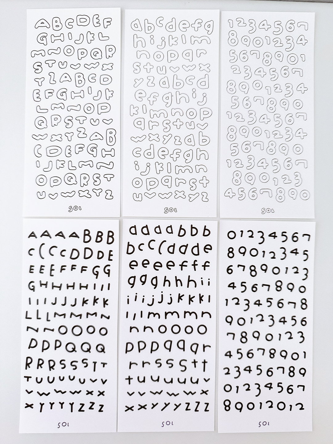 Alphabet set