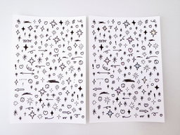 Doodle sparkle set