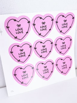 Greeting sticker