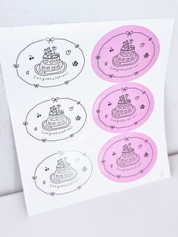 Greeting sticker