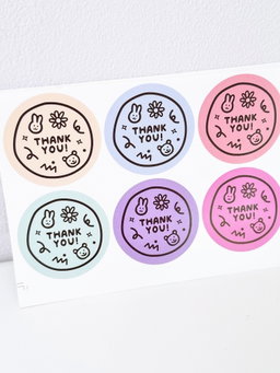 Greeting sticker