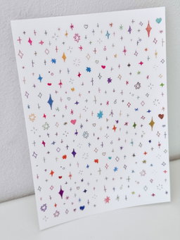 Sparkle sticker