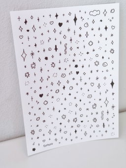 Sparkle sticker