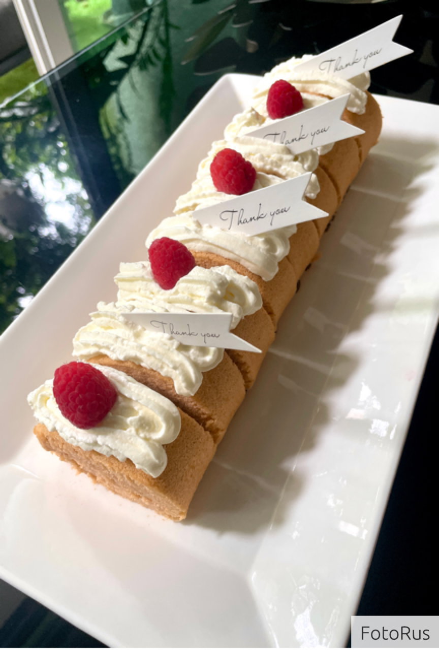 Chai Thai Swiss roll